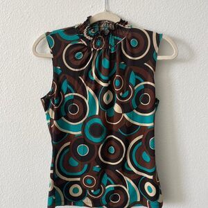 Serenade Y2K Tank Top Women's S 80s Workwear Corporate Office Siren Corpcore
